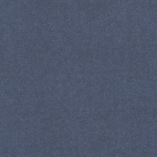 0.8m Remnant of Winterwool Flannel in Tweed Midnight by Benartex