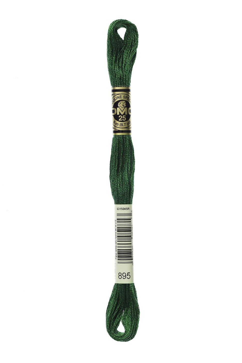 895 Bottle Green DMC #117 6 Strand Embroidery Floss - 8m