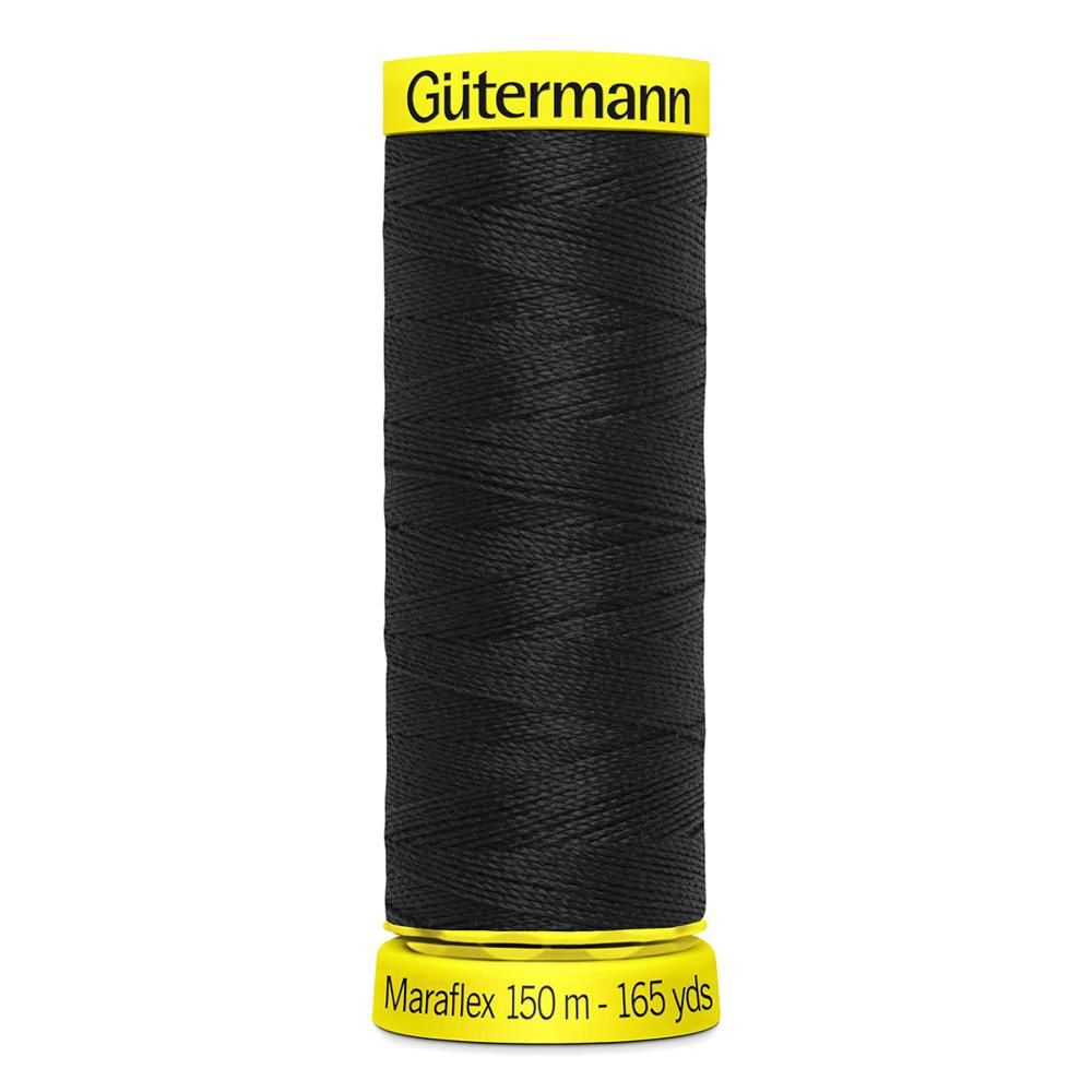 Gutermann Maraflex Thread 150m - 000 - Midnight Black