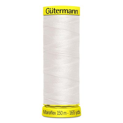 Gutermann Maraflex Thread 150m - 111 - Pearly White