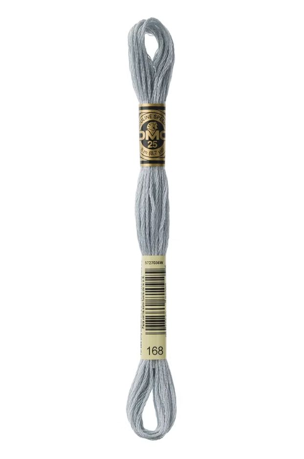 168 Metallic Town Mouse grey DMC #117 6 Strand Embroidery Floss - 8m