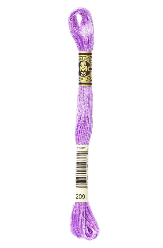 209 Lilac DMC #117 6 Strand Embroidery Floss - 8m
