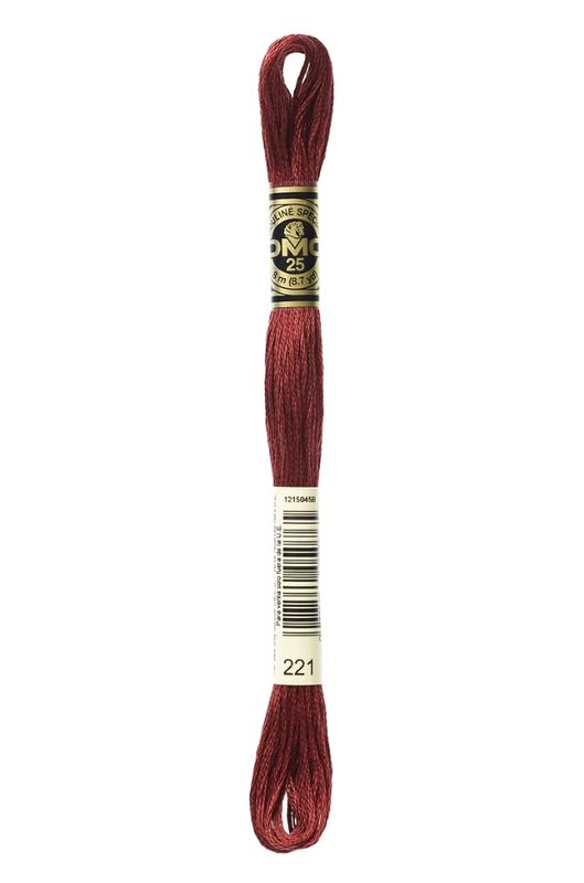 221 Mars Red DMC #117 6 Strand Embroidery Floss - 8m