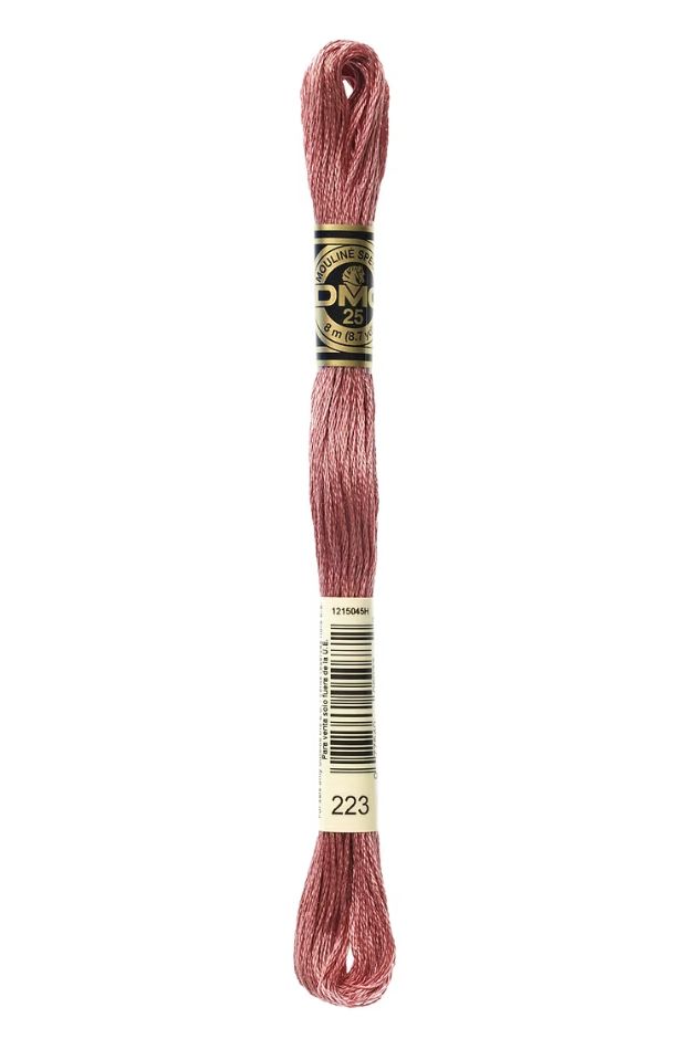 223 Granite Pink DMC #117 6 Strand Embroidery Floss - 8m