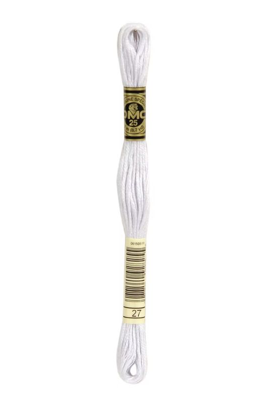 27 Ash White DMC #117 6 Strand Embroidery Floss - 8m