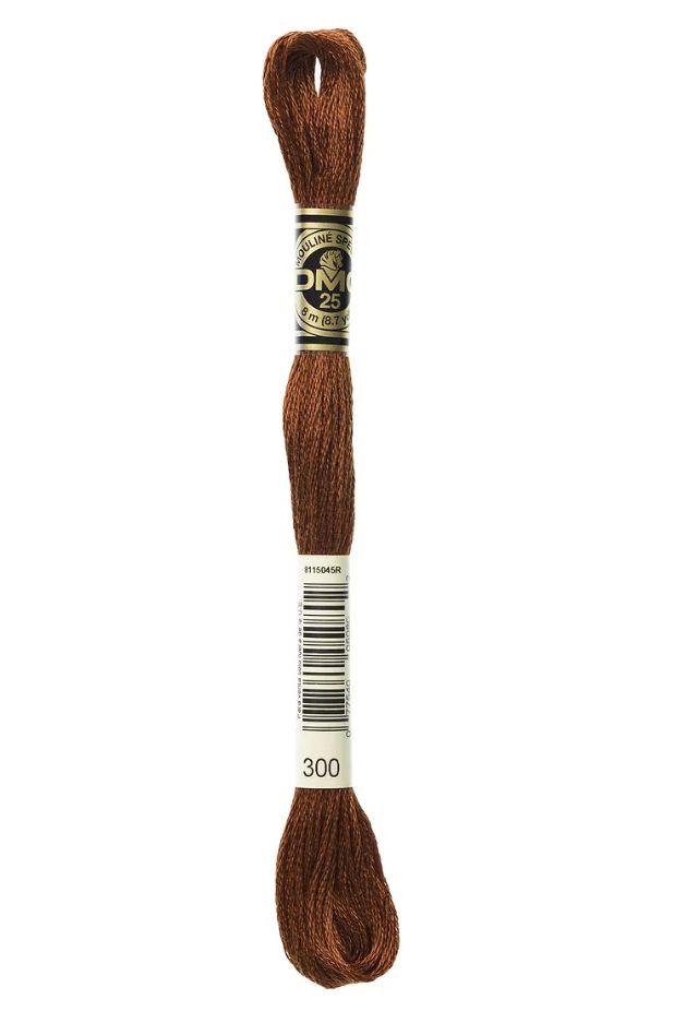 300 Mahogany DMC #117 6 Strand Embroidery Floss - 8m