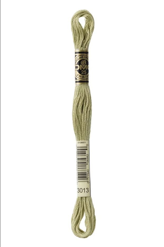 3013 Green Oyster DMC #117 6 Strand Embroidery Floss - 8m
