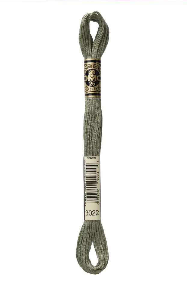 3022 Rhino DMC #117 6 Strand Embroidery Floss - 8m