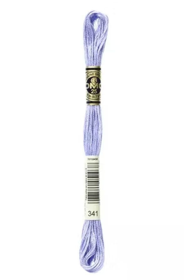 341 Hydrangea Blue DMC #117 6 Strand Embroidery Floss - 8m