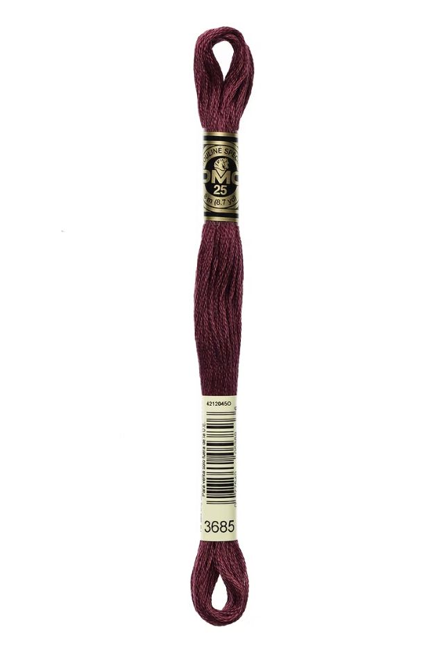 3685 Metallic Bramble DMC #117 6 Strand Embroidery Floss - 8m