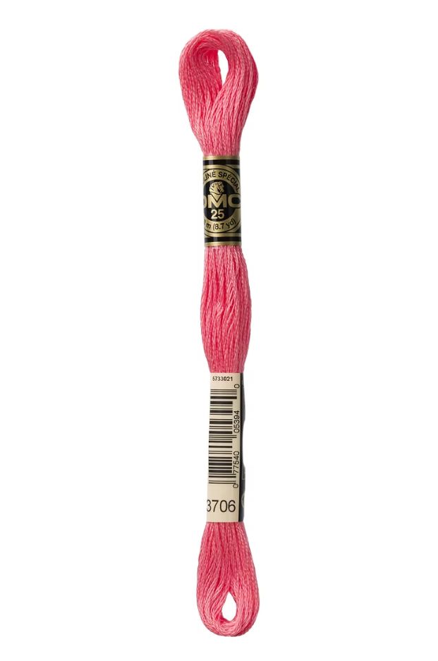 3706 Flamingo DMC #117 6 Strand Embroidery Floss - 8m