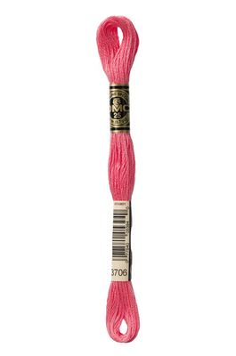 3706 Flamingo DMC #117 6 Strand Embroidery Floss - 8m