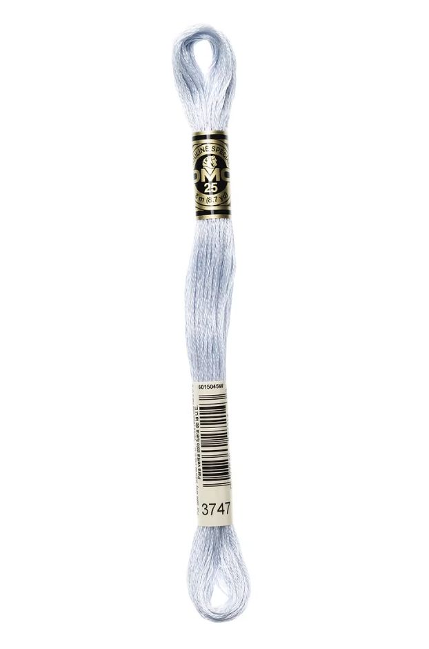 3747 Pearlescent Ice Blue DMC #117 6 Strand Embroidery Floss - 8m