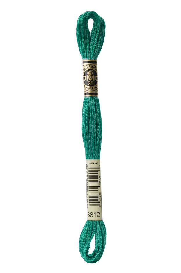 3812 Viridian DMC #117 6 Strand Embroidery Floss - 8m