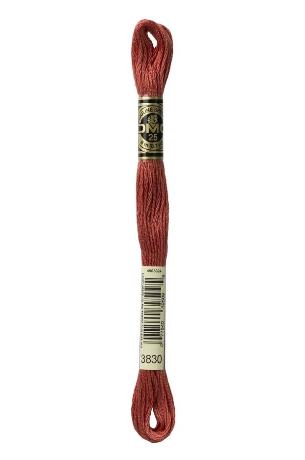 3830 Deep Blush DMC #117 6 Strand Embroidery Floss - 8m