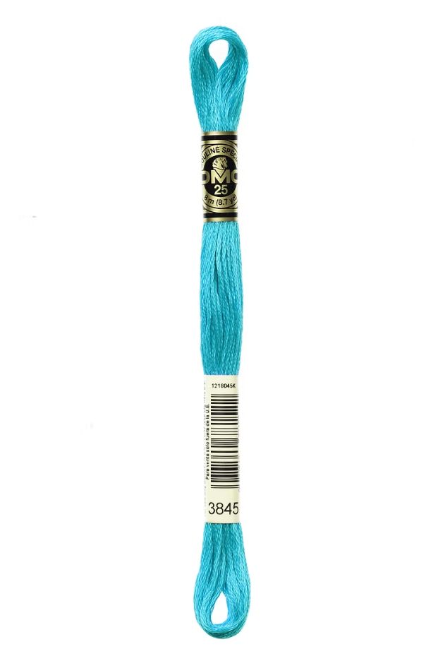 3845 Turquoise DMC #117 6 Strand Embroidery Floss - 8m