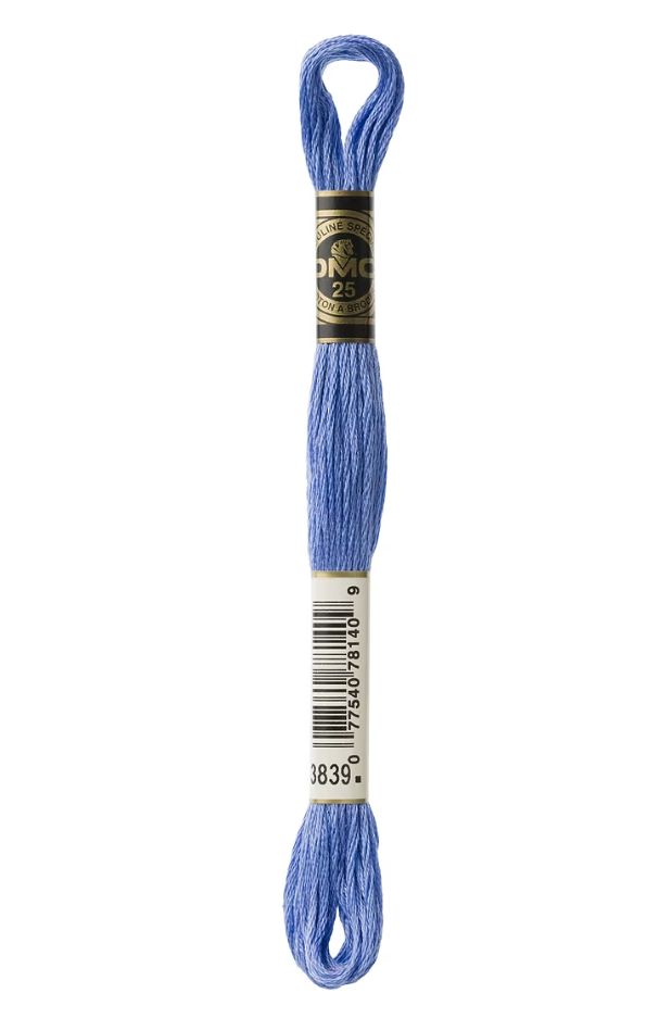 3839 Mediterranean Blue DMC #117 6 Strand Embroidery Floss - 8m