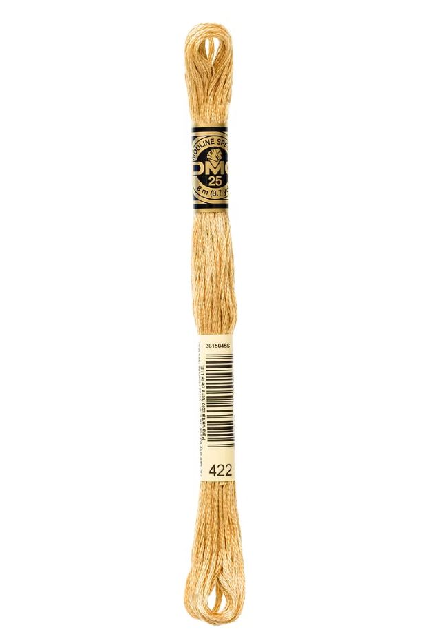 422 Light Oak DMC #117 6 Strand Embroidery Floss - 8m