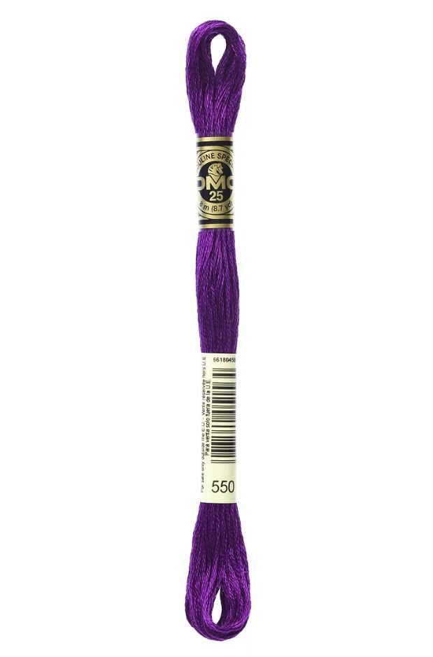 550 Passionflower DMC #117 6 Strand Embroidery Floss - 8m