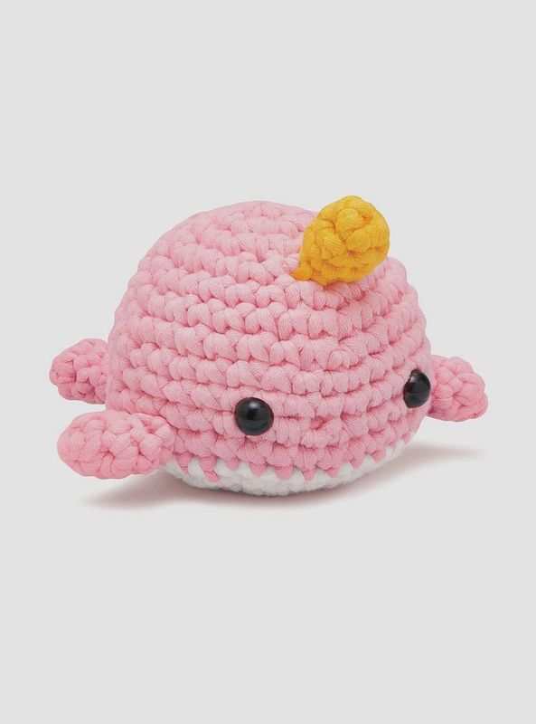 Bjørn the Narwhal Pink Crochet Kit
