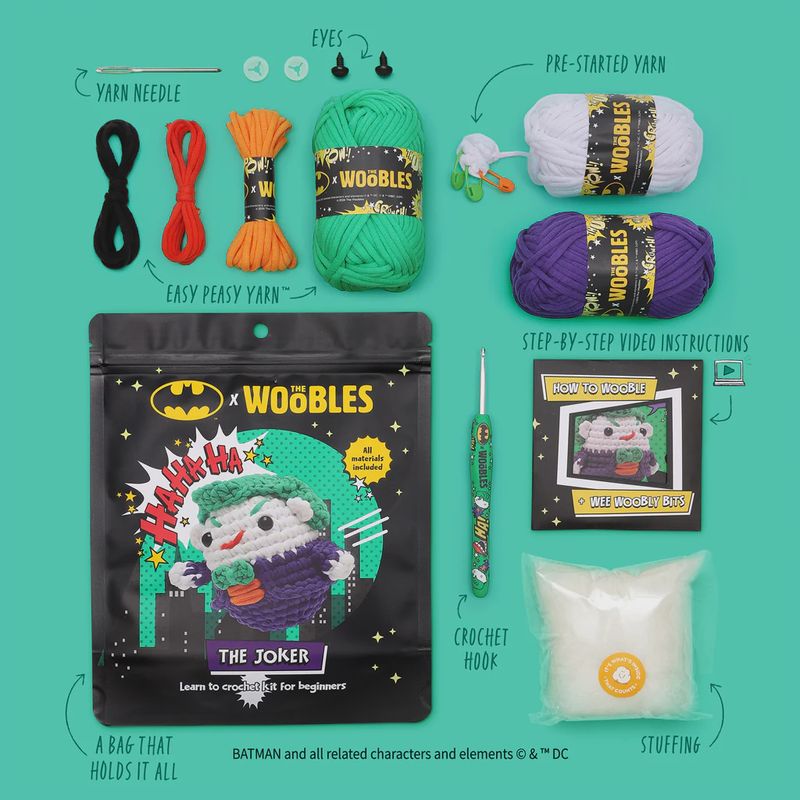 The Woobles The Joker Crochet Kit