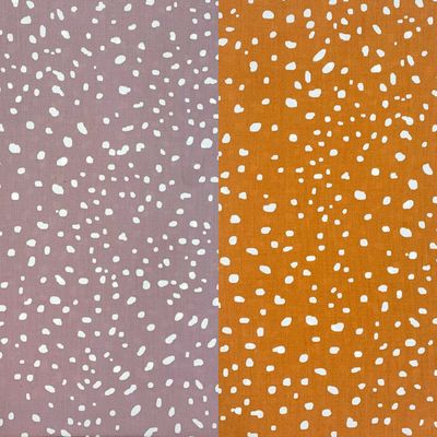 Olivia TENCEL™ Lyocell - White Speckles Digital Print