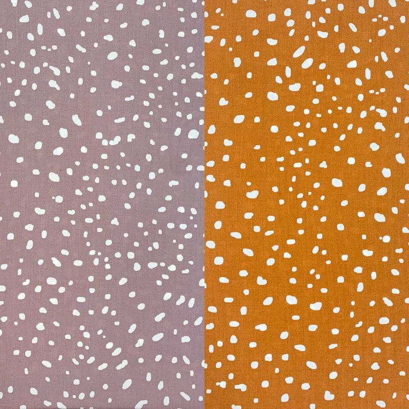 Olivia TENCEL™ Lyocell - White Speckles Digital Print