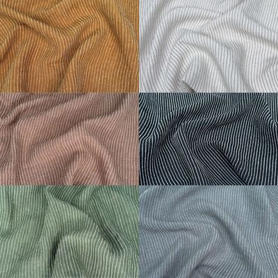 Bella Twisted Linen/Rayon Vertical Stripe