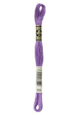 553 Violet Amethyst DMC #117 6 Strand Embroidery Floss - 8m