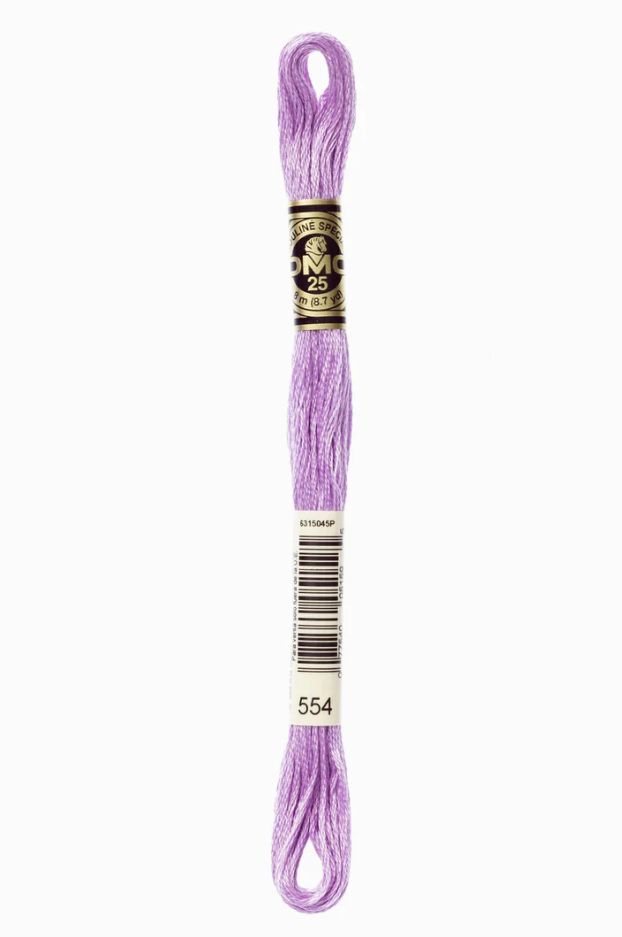 554 Pastel Purple DMC #117 6 Strand Embroidery Floss - 8m