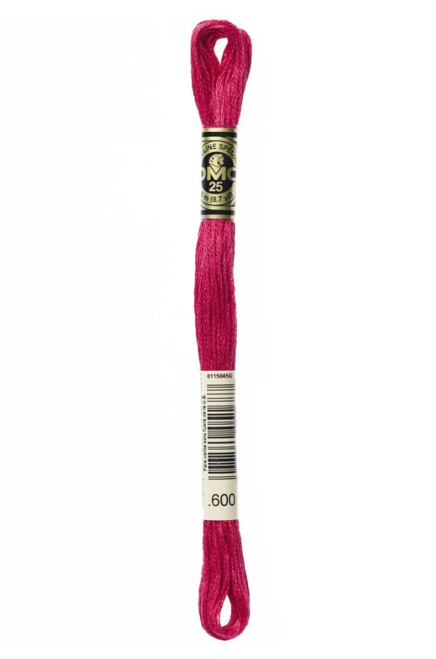 600 Radish DMC #117 6 Strand Embroidery Floss - 8m