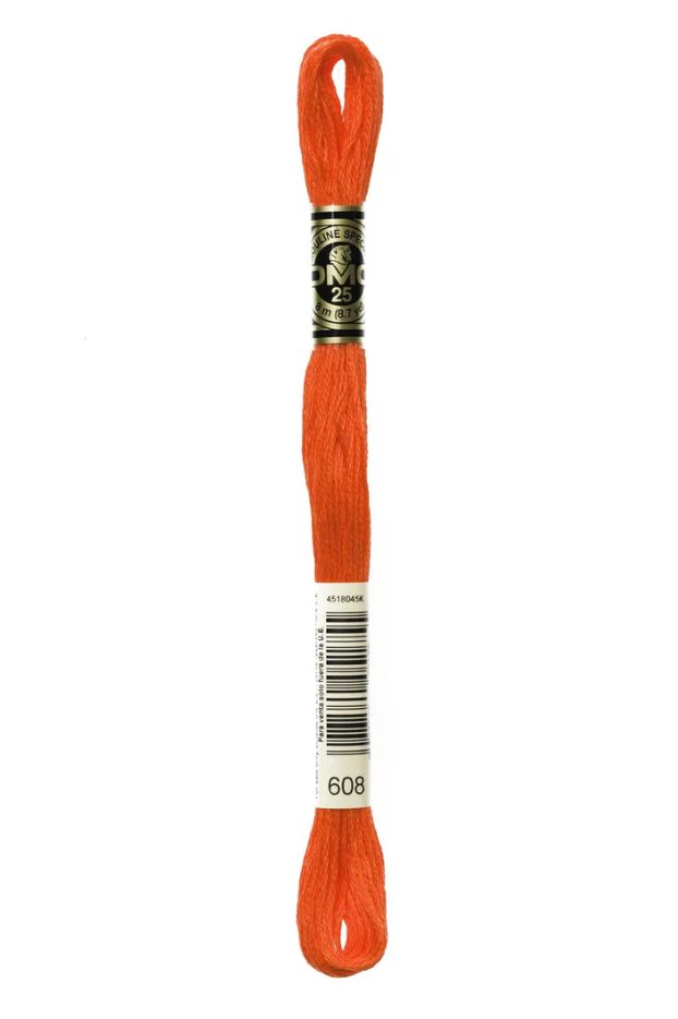 608 Poppy DMC #117 6 Strand Embroidery Floss - 8m