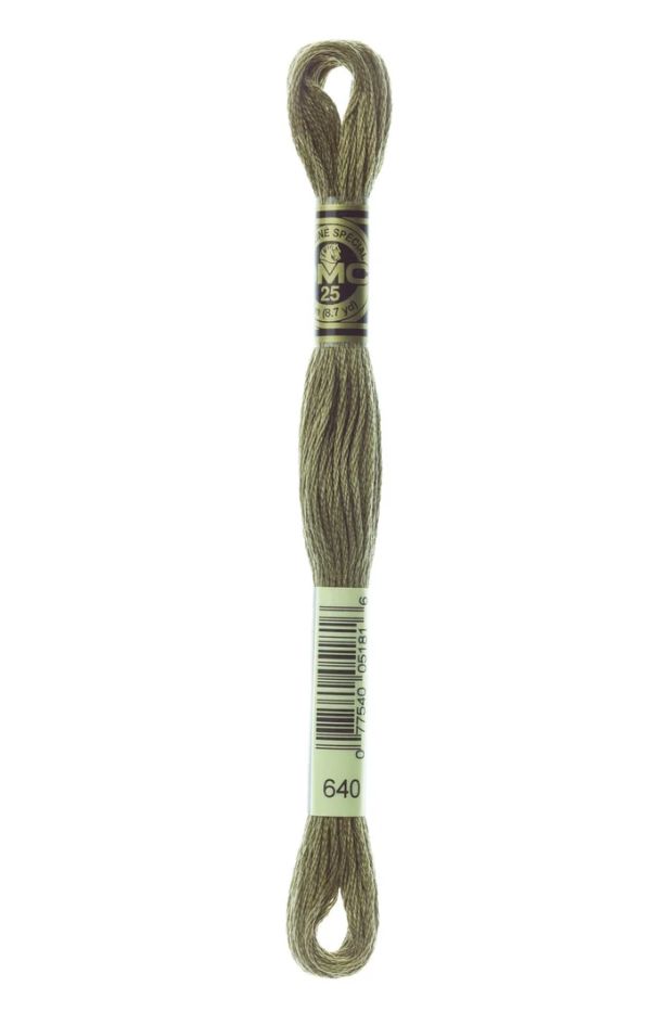640 Grey Cobblestone DMC #117 6 Strand Embroidery Floss - 8m