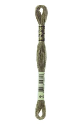 640 Grey Cobblestone DMC #117 6 Strand Embroidery Floss - 8m