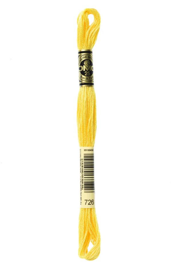 726 Mimosa DMC #117 6 Strand Embroidery Floss - 8m