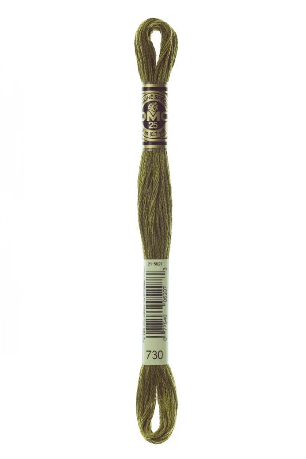 730 Khaki DMC #117 6 Strand Embroidery Floss - 8m