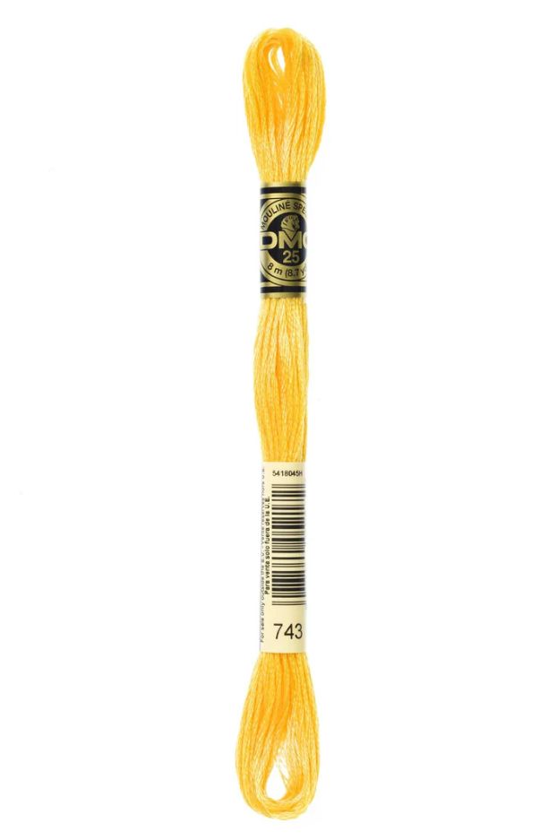 743 Banana DMC #117 6 Strand Embroidery Floss - 8m