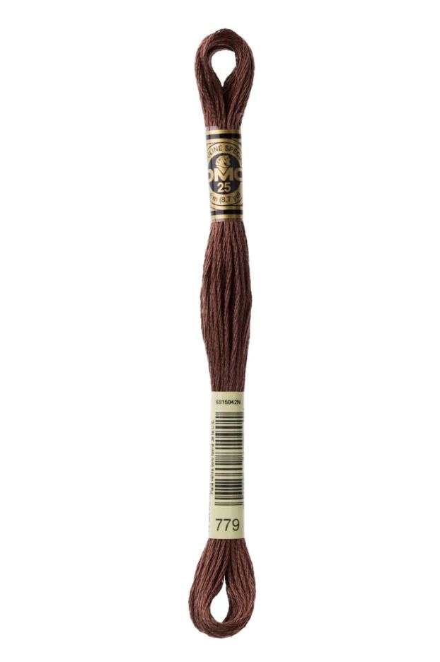 779 Sepia DMC #117 6 Strand Embroidery Floss - 8m