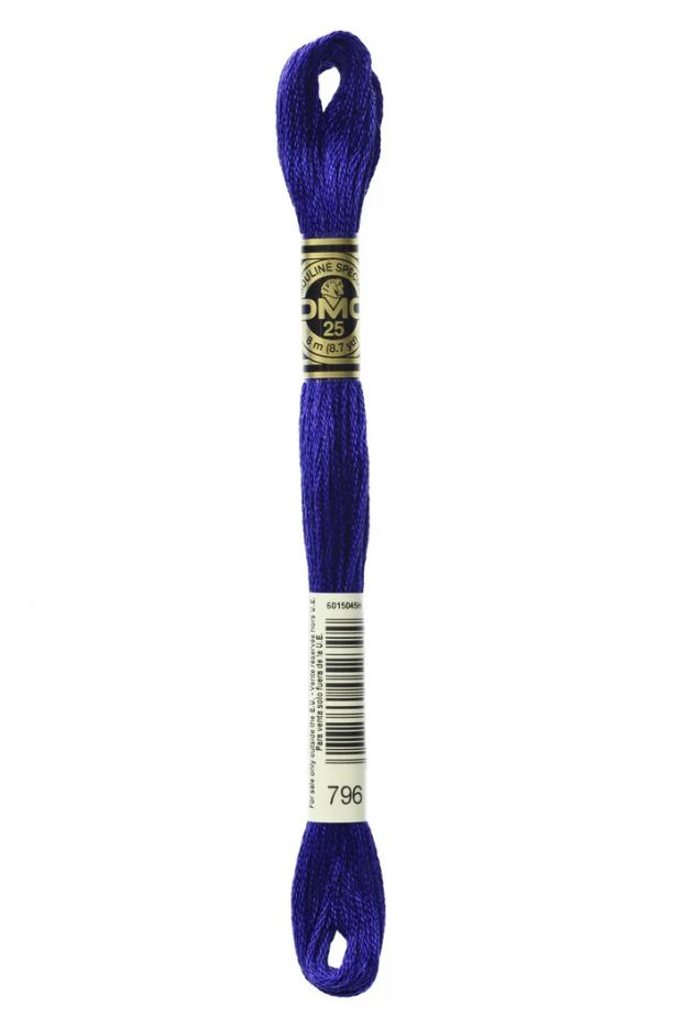 796 Sévres Blue DMC #117 6 Strand Embroidery Floss - 8m
