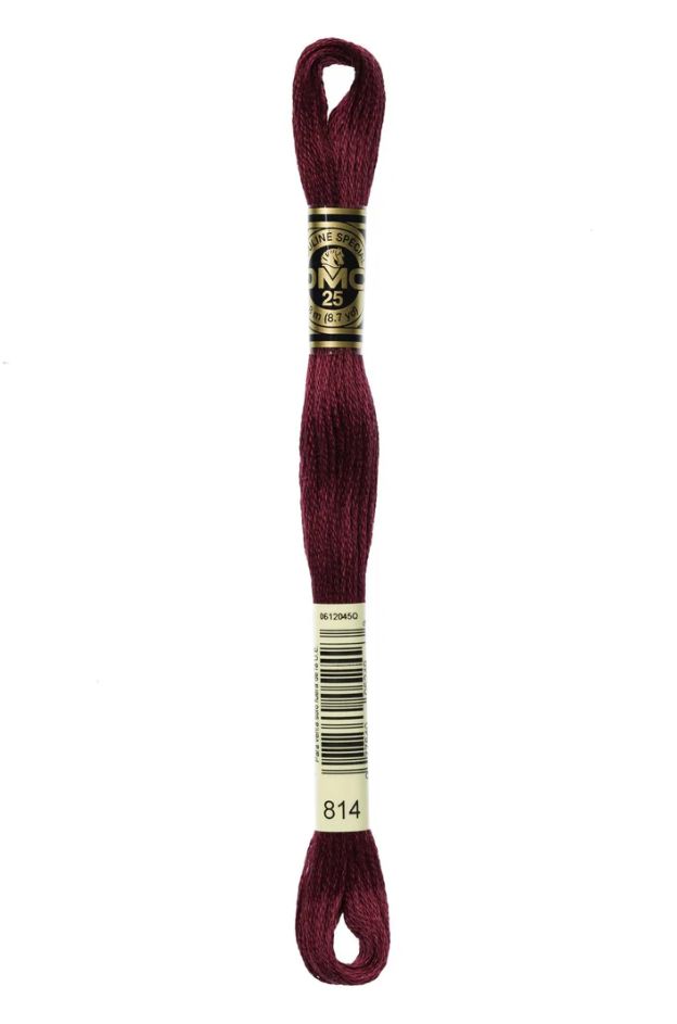 814 Vin Rouge DMC #117 6 Strand Embroidery Floss - 8m