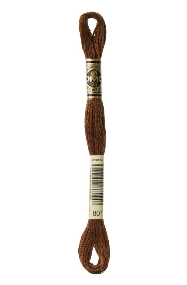 801 Mink DMC #117 6 Strand Embroidery Floss - 8m