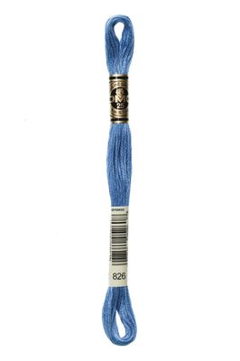 826 Tuareg Blue DMC #117 6 Strand Embroidery Floss - 8m