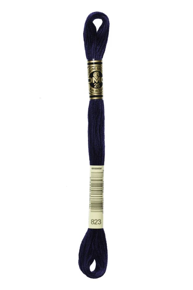 823 Blueberry DMC #117 6 Strand Embroidery Floss - 8m