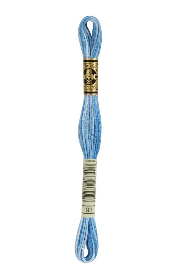 93 Cornflower Ombre DMC #117 6 Strand Embroidery Floss - 8m