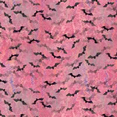 Faboolous by Sue Zipkin Y4483-74 Raspberry Bats