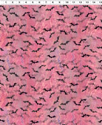 Faboolous by Sue Zipkin Y4483-74 Raspberry Bats