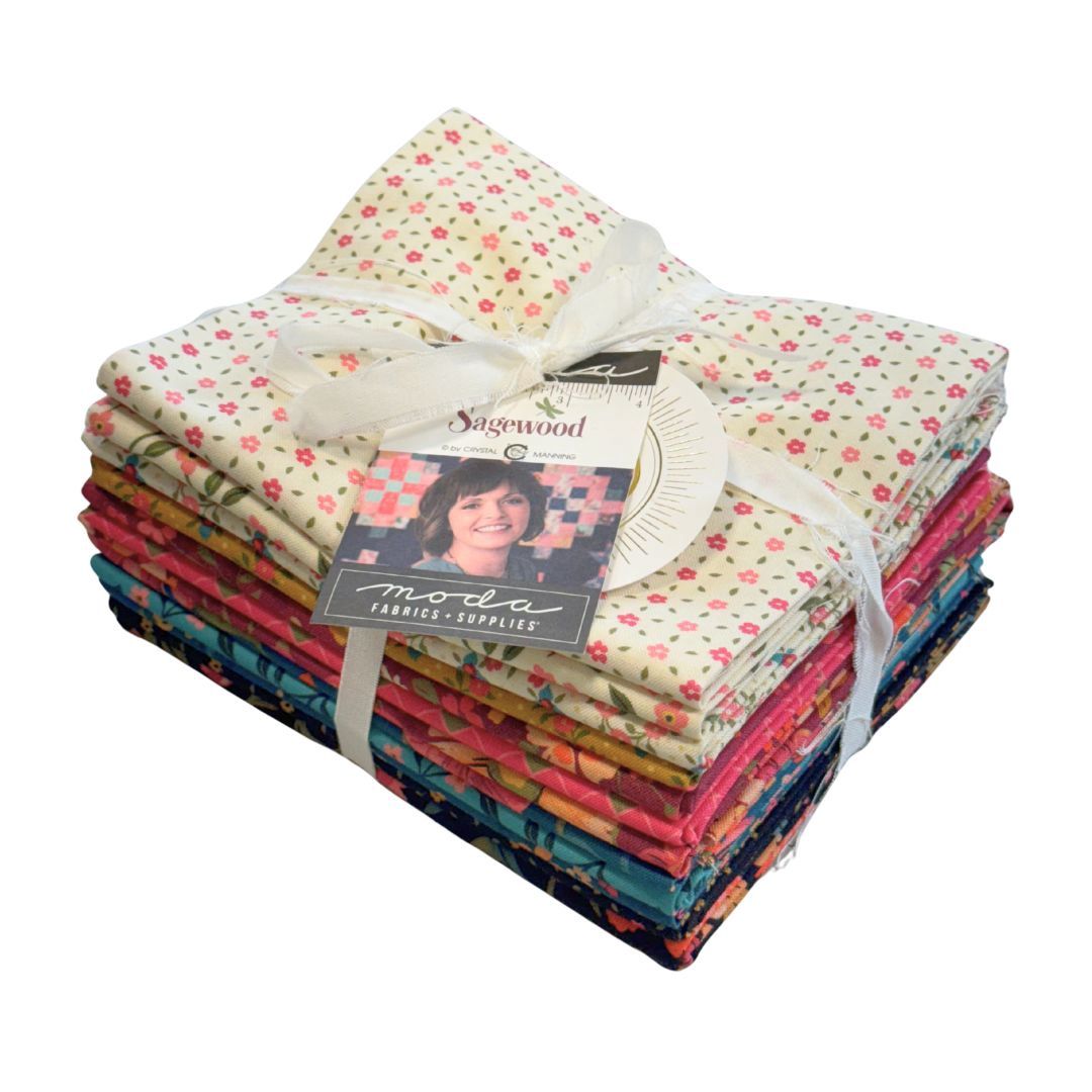 Sagewood 12 Pc Fat Quarter Bundle by Crystal Manning