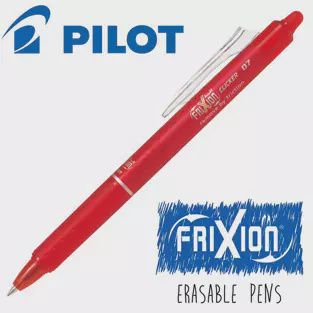 FriXion Heat Erase Clicker Pen