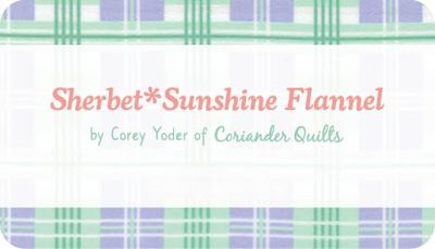 Sherbet Sunshine Flannel