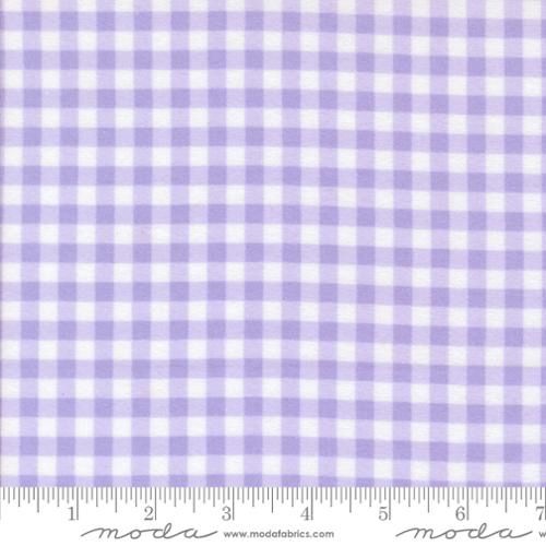 Sherbet Sunshine Flannel Gingham in Lavender by Corey Yoder